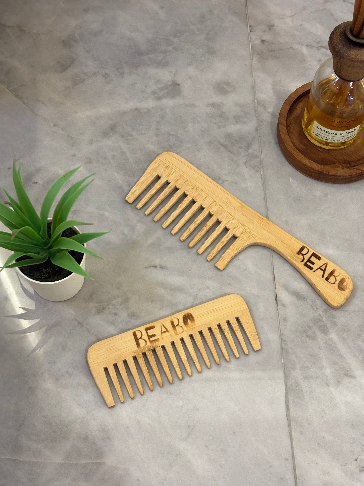 Bamboo Comb Duo